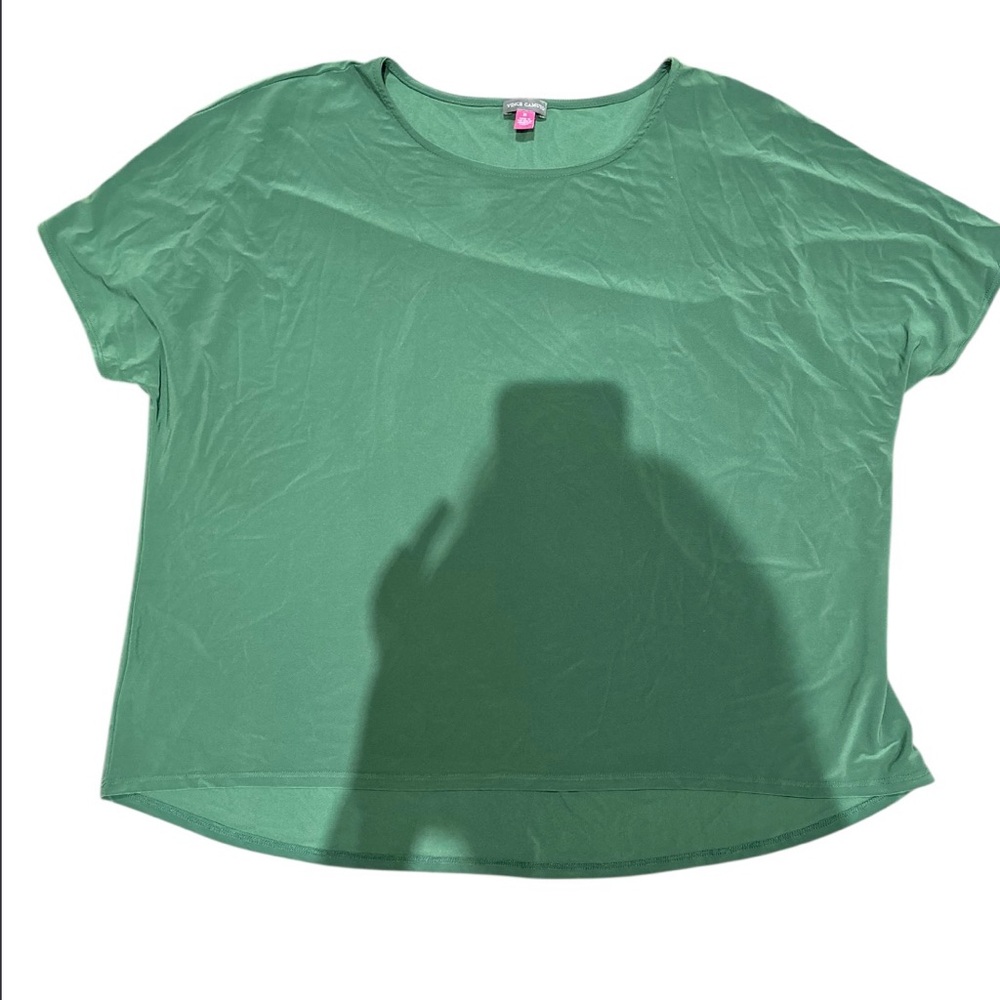 Vince Camuto Women’s Size Extra Large Green Flowy Top